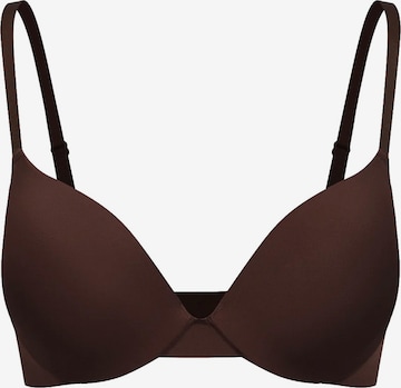 cfab (formerly creamy fabrics) Push-up BH in Braun: Vorderseite
