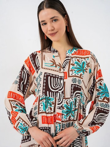 Bigdart - Vestido em castanho