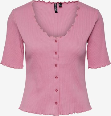 Cardigan 'Nukisa' PIECES en rose : devant