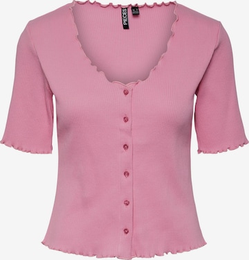 Cardigan 'Nukisa' PIECES en rose : devant