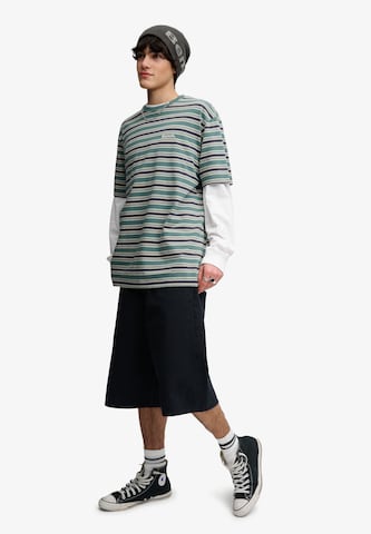 T-Shirt 'Bench X Superdry & Co' BENCH en bleu : devant