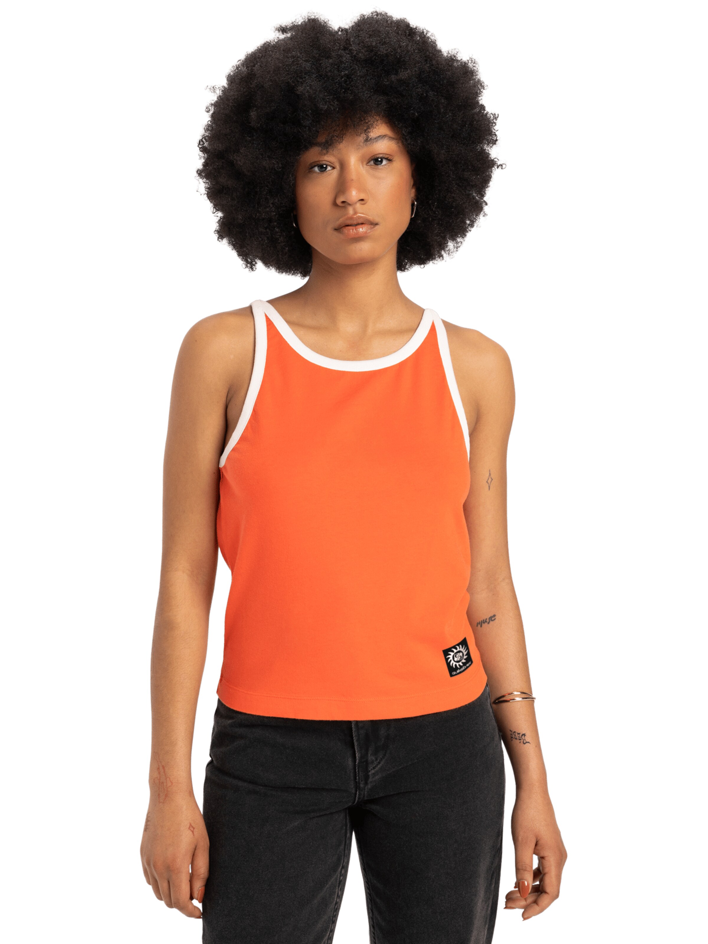 Haut 'Penida' QUIKSILVER en orange : devant