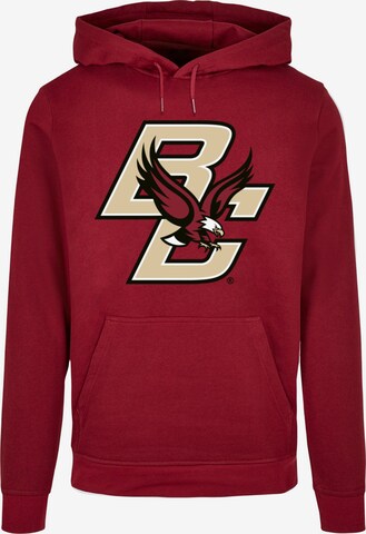 Merchcode Sweatshirt 'Boston College - Eagles' in Red: front