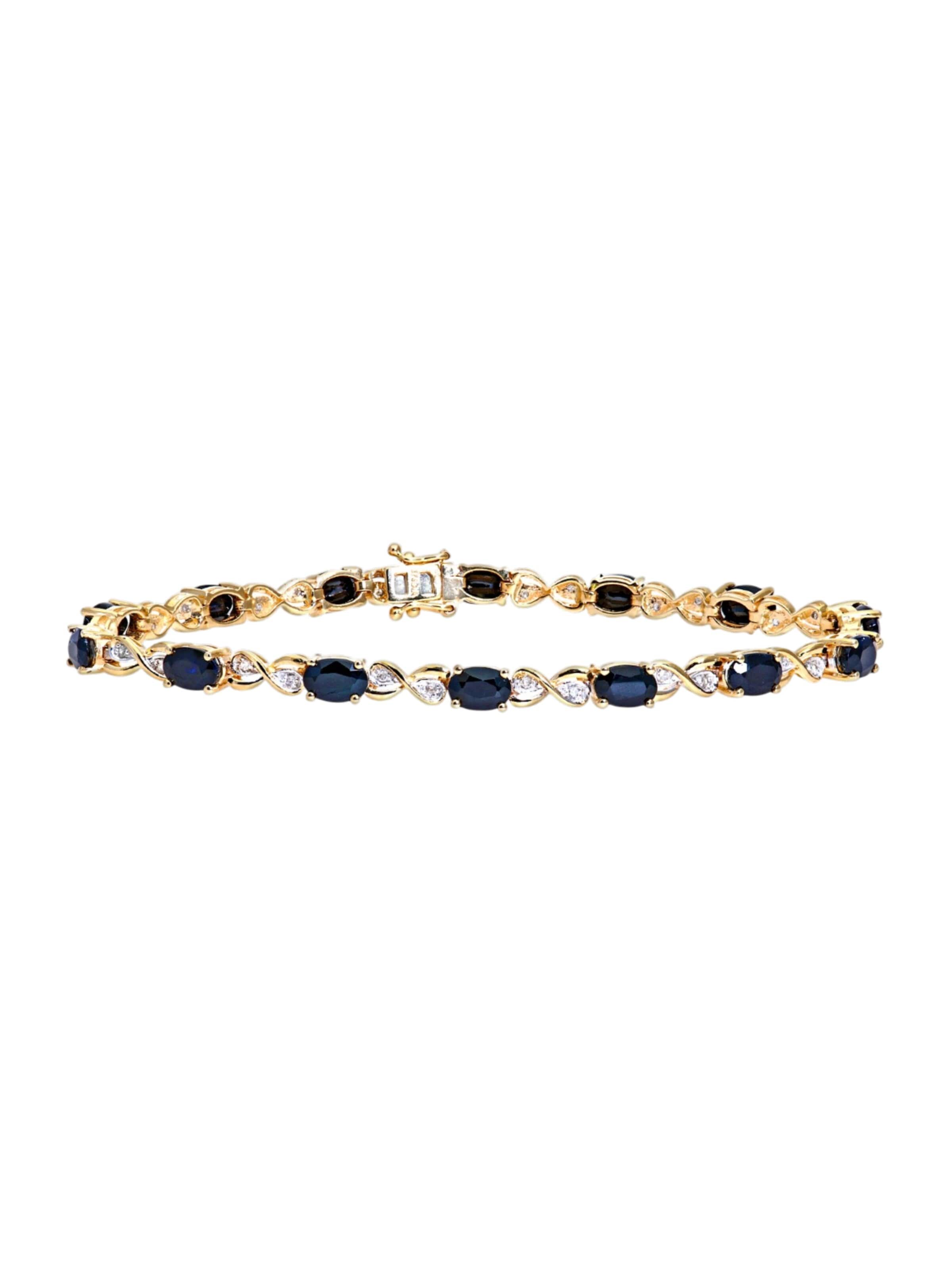 DIAMANT LETERNEL Armbånd i gul: forside