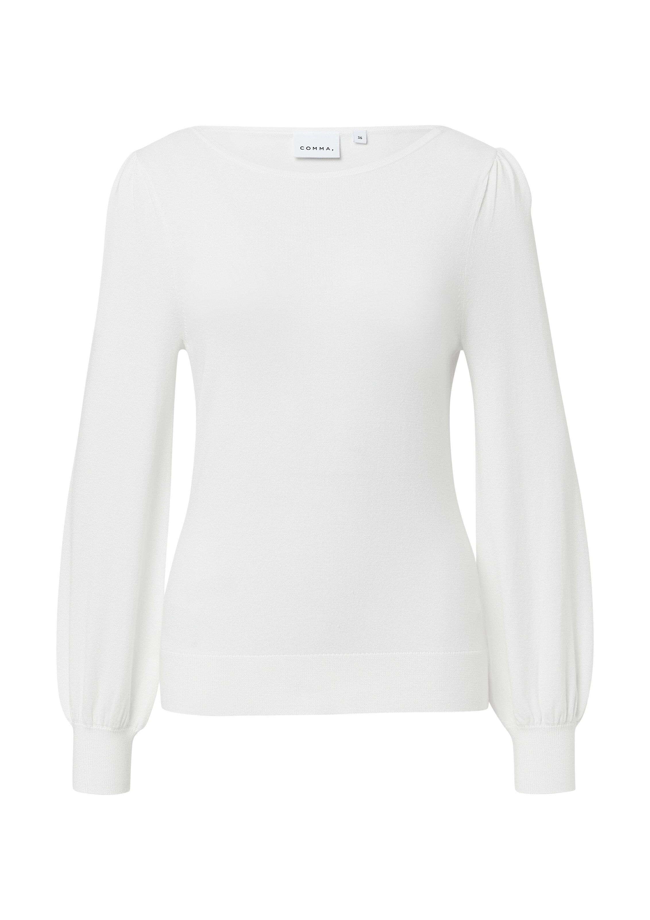 COMMA Sweater in White: front