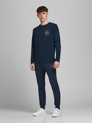 JACK & JONES Tapered Byxa 'JPSTGordon JJShark' i blå