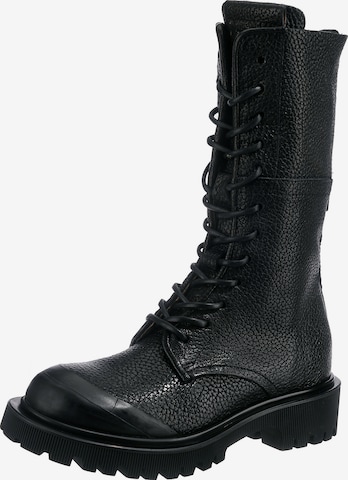 A.S.98 Lace-up bootie 'Topdog' in Black: front