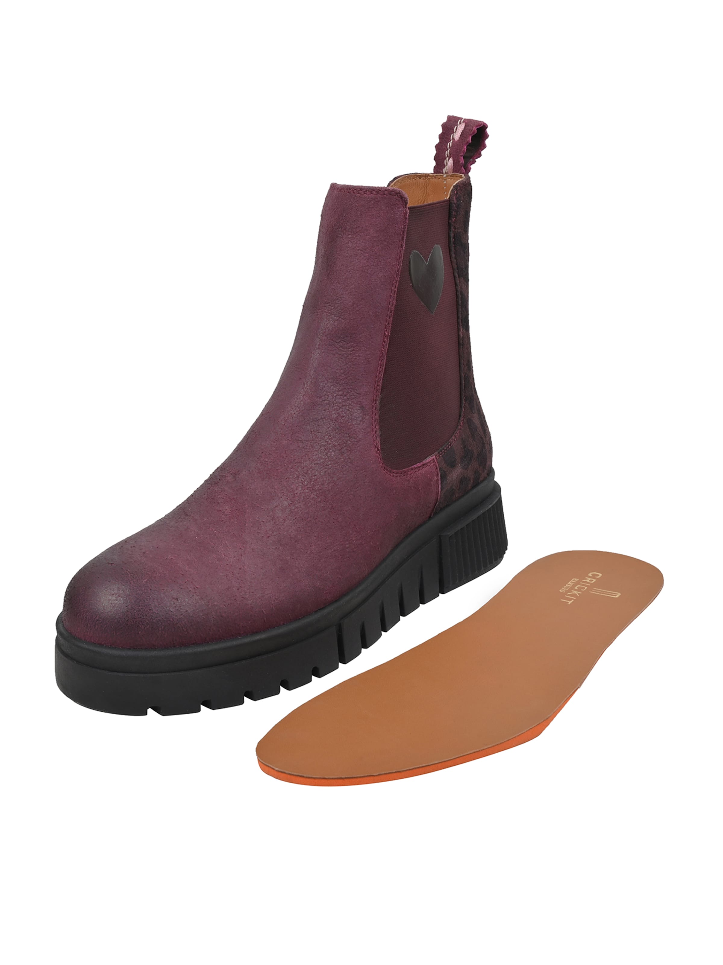 Crickit Chelsea Boot ' NAELLE ' in Rot