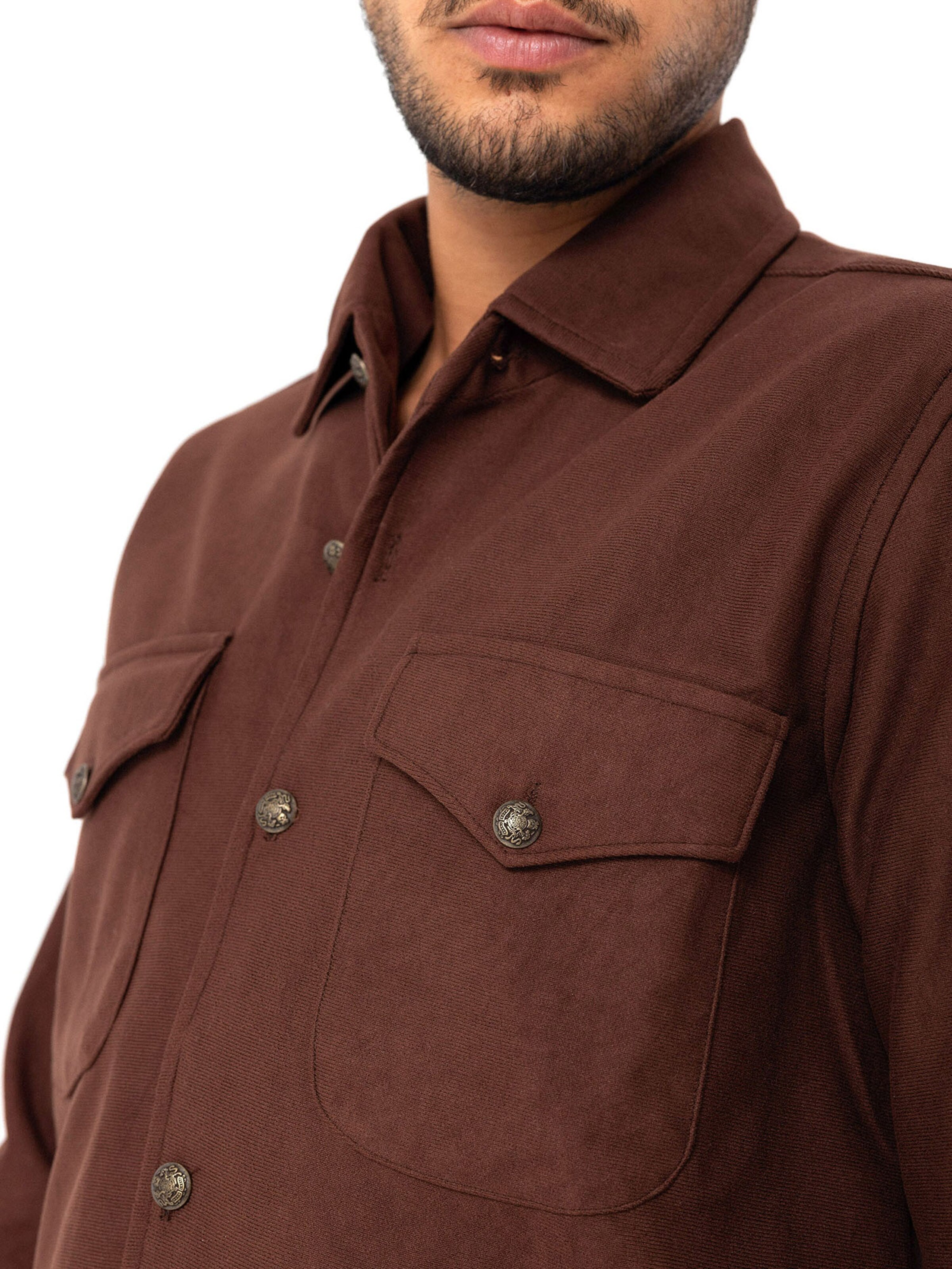 Antioch Regular Fit Skjorte i brun