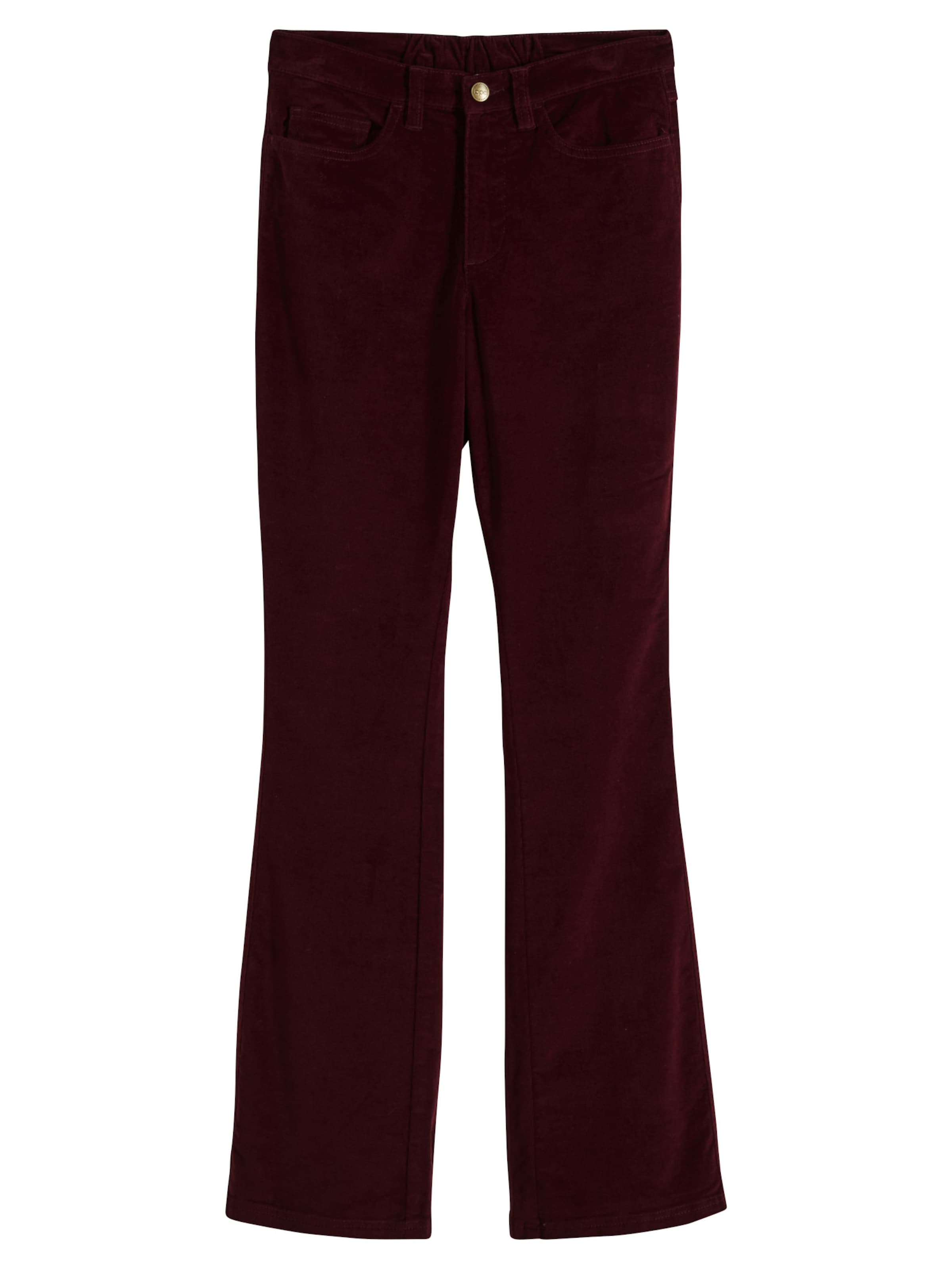 Bootcut Pantaloni di bonprix in rosso: frontale