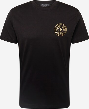 T-Shirt Versace Jeans Couture en noir : devant