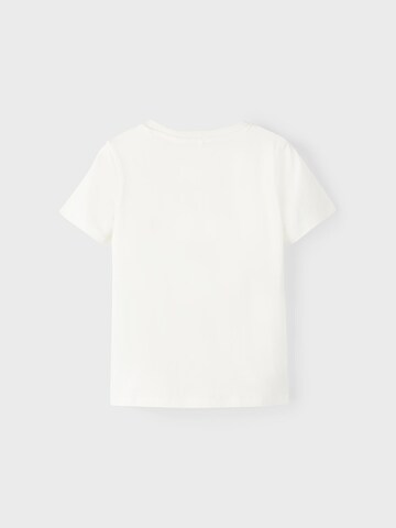 NAME IT - Camiseta 'Lahappy' en blanco