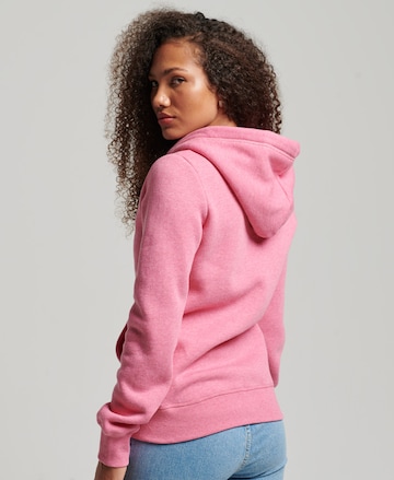 Veste de survêtement Superdry en rose