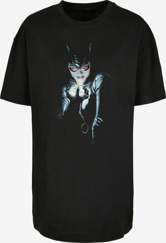 F4NT4STIC Oversizeshirt 'DC Comics Batman Alex Ross Catwoman' in Schwarz: predná strana