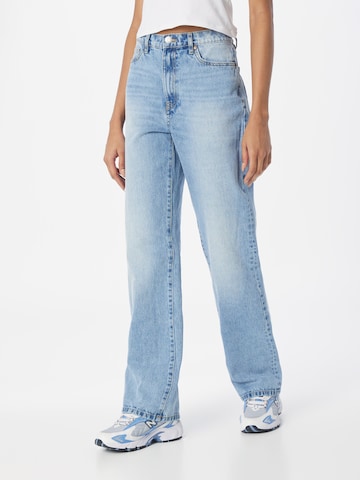 Lindex Regular Jeans in Blauw: voorkant