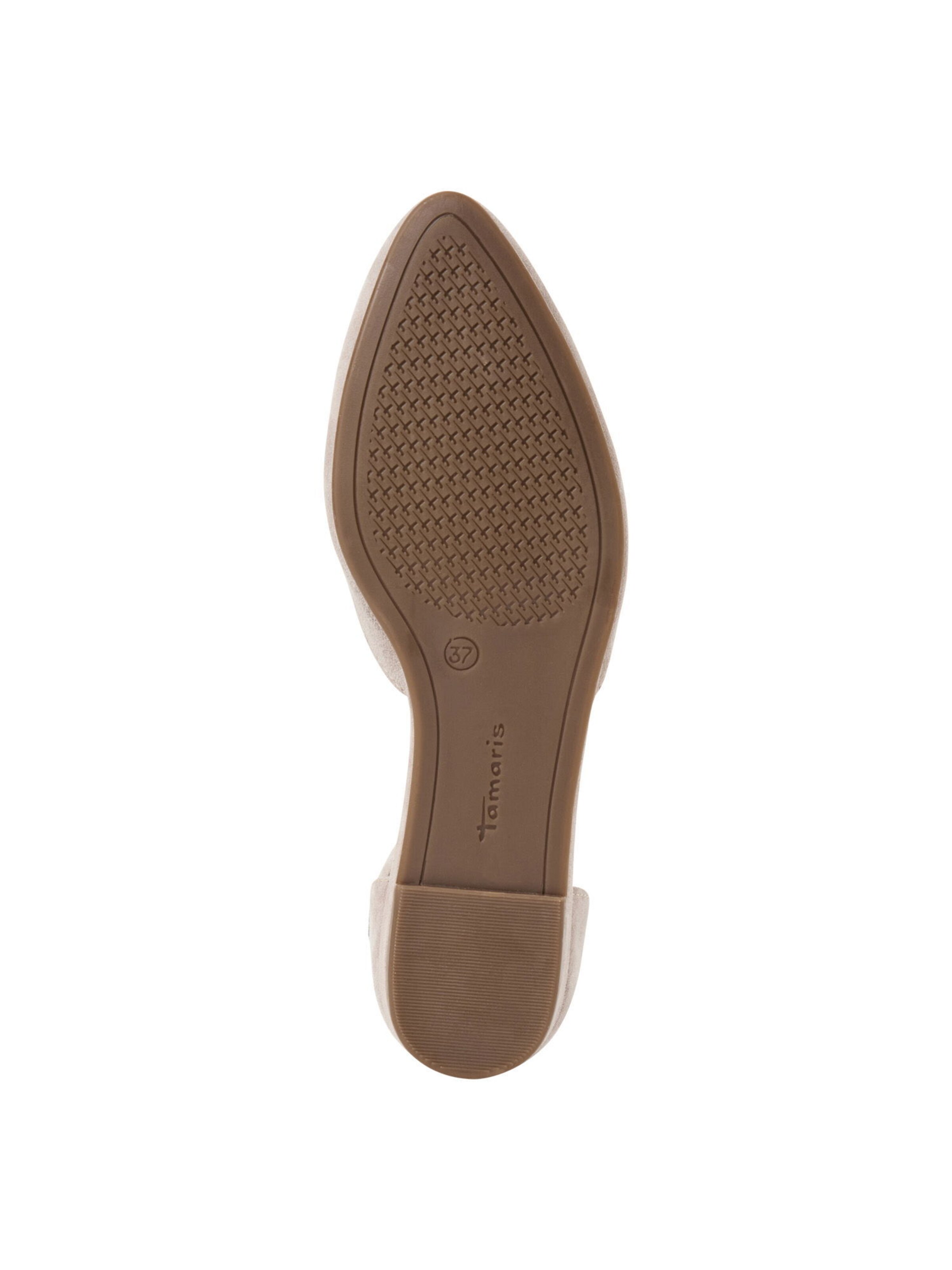 Ballerines à lanières Tamaris en beige