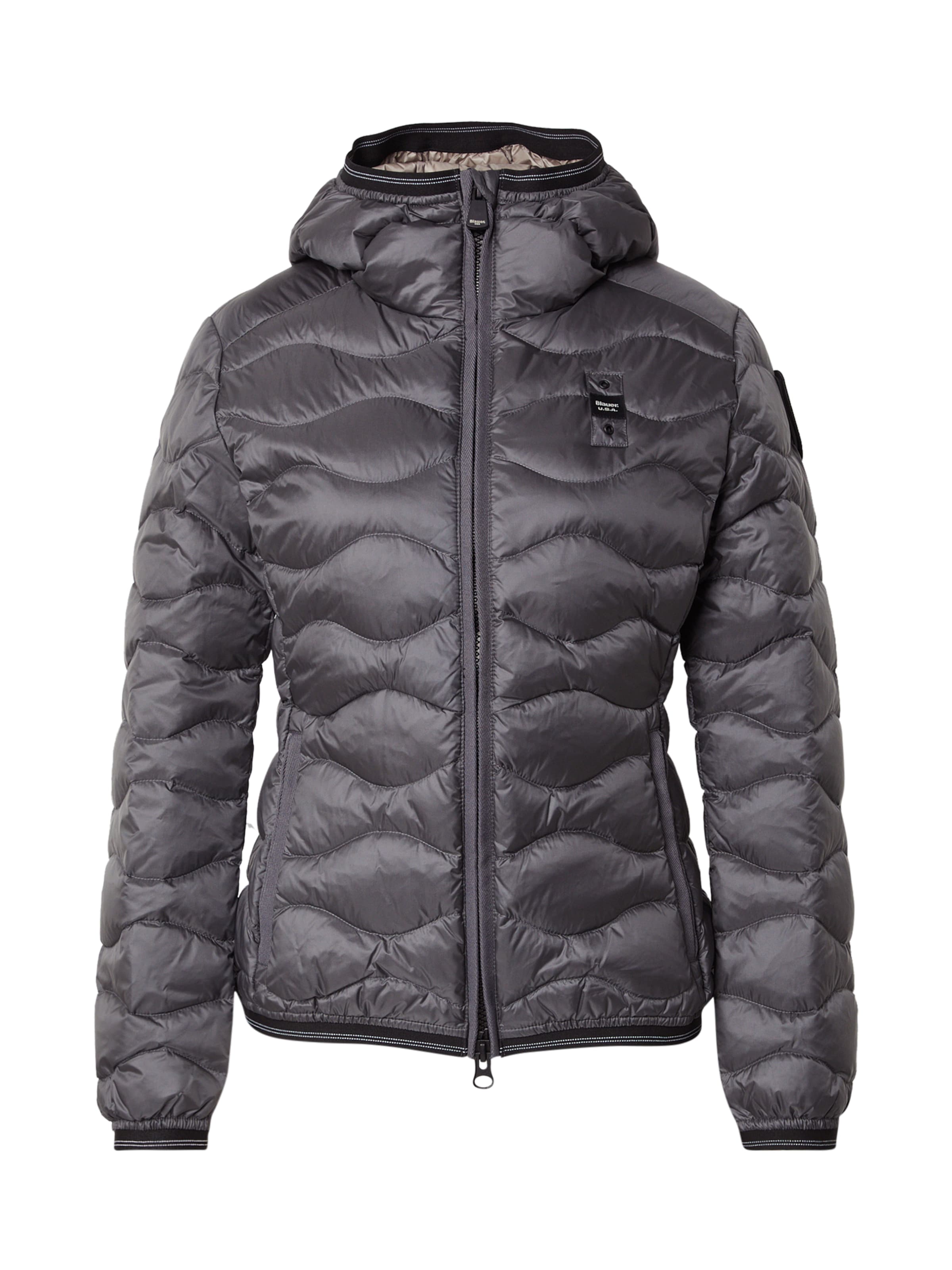 Blauer.USA Vinterjakke i grå: forside