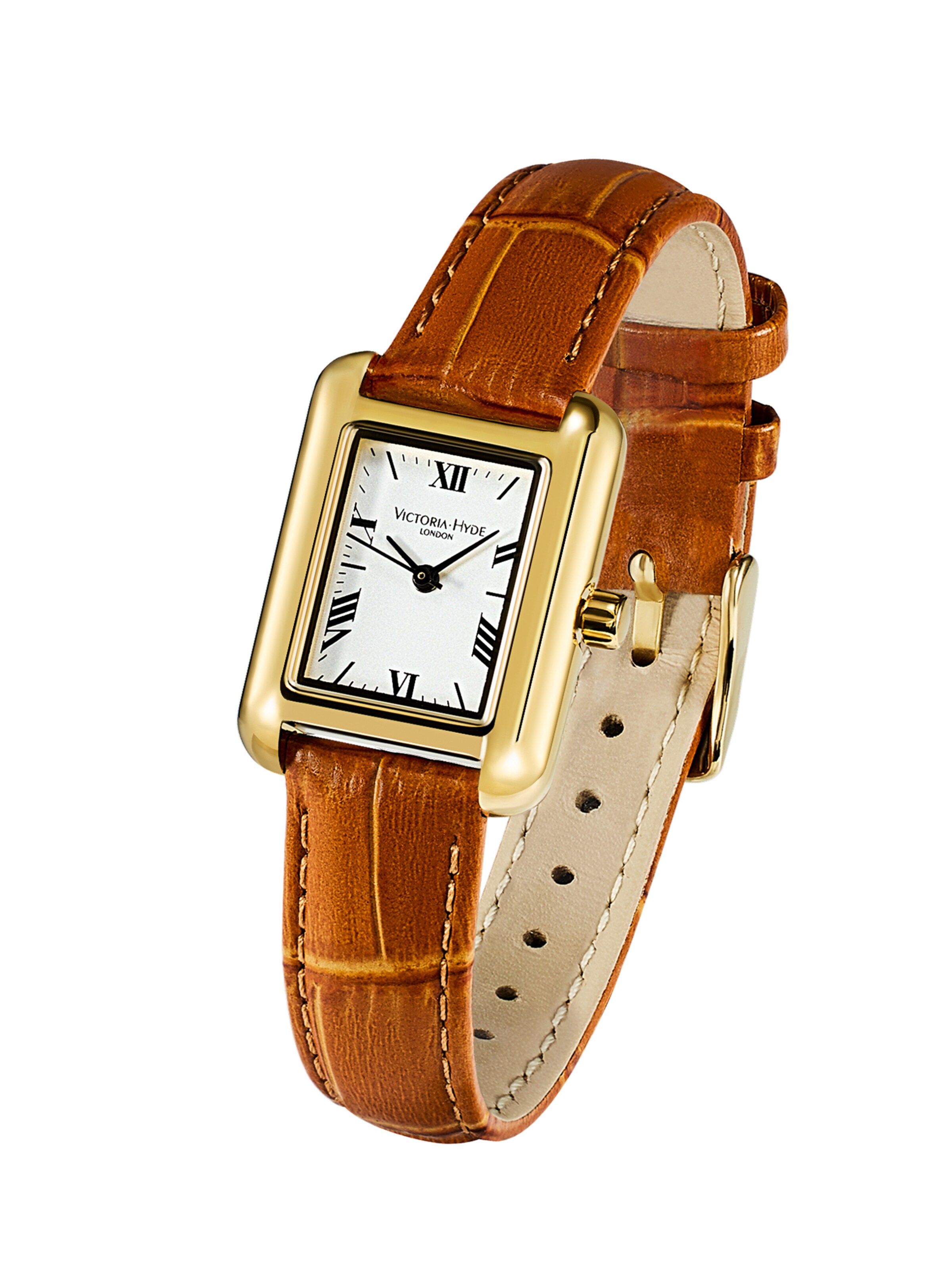 Victoria Hyde Analoog horloge ' Retro ' in Bruin