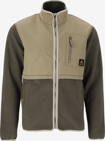 Whistler Athletic Fleece Jacket 'Oak' in Green: front