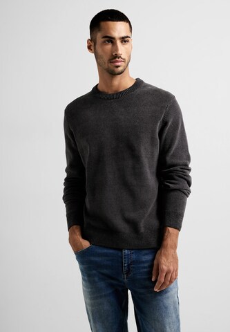 Street One MEN Pullover in Schwarz: predná strana