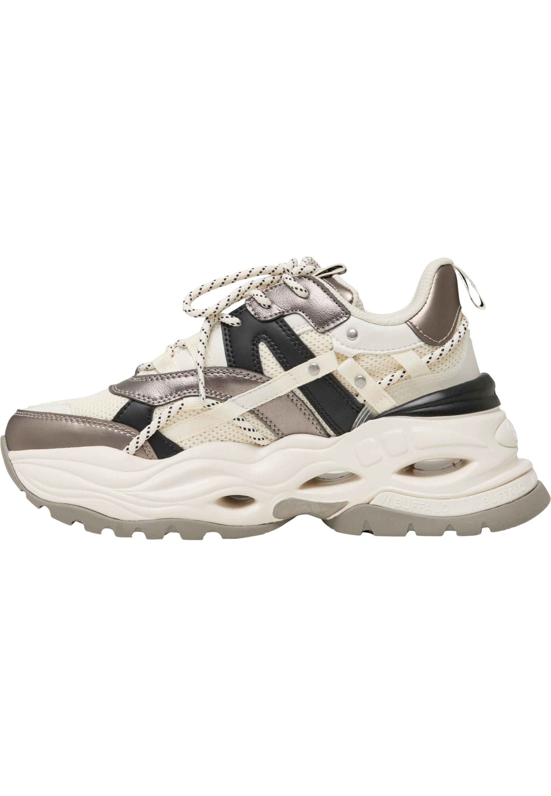 BUFFALO Sneaker low 'TRIPLET HOLLOW' i beige: forside