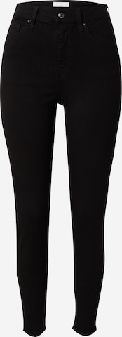 TOPSHOP Skinny Jeans 'Jamie' in Black: front