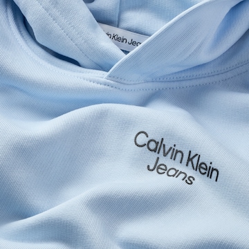 Calvin Klein Jeans Mikina – modrá