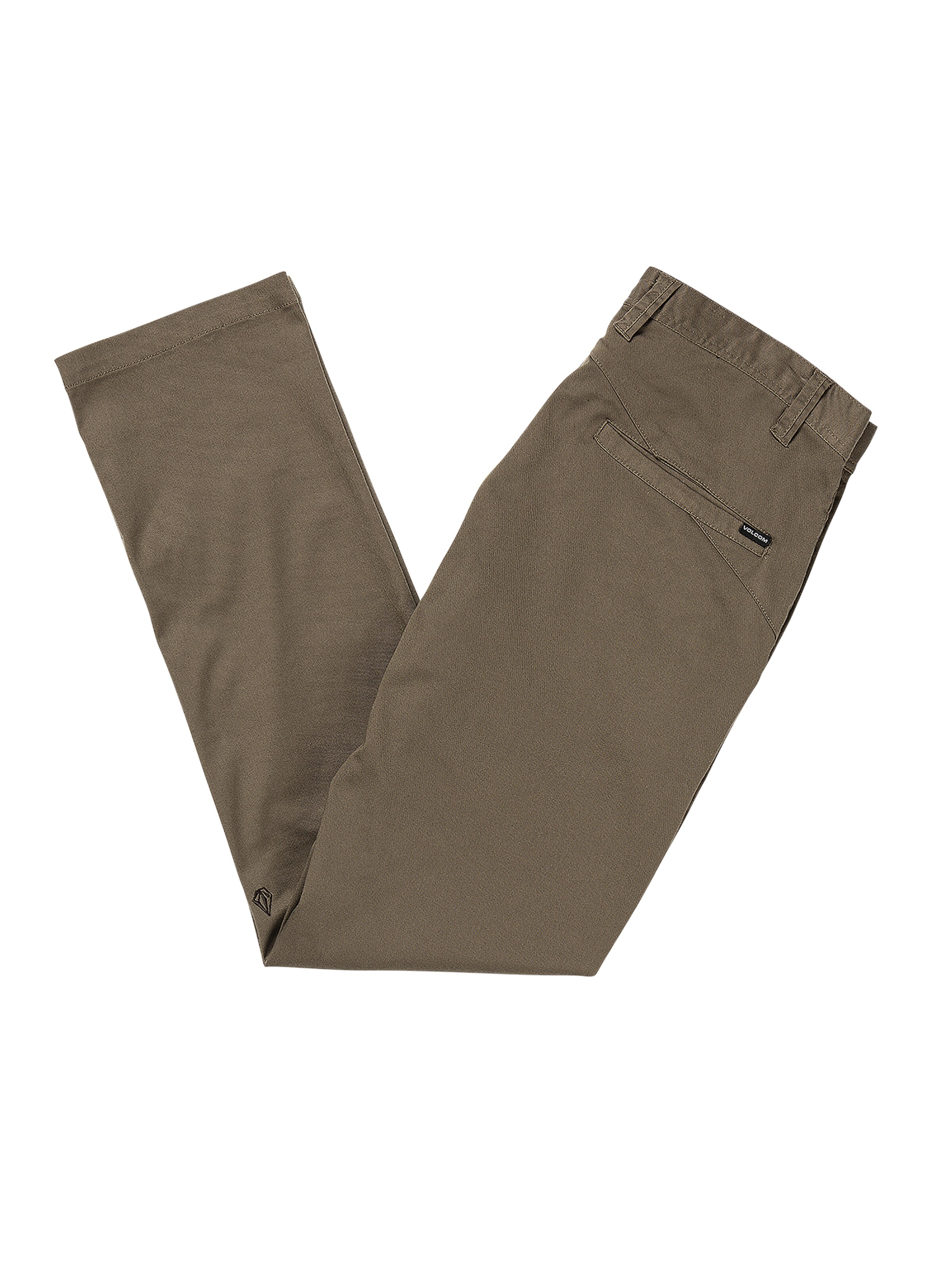 Volcom Regular Chino trousers 'Frickin' in Brown