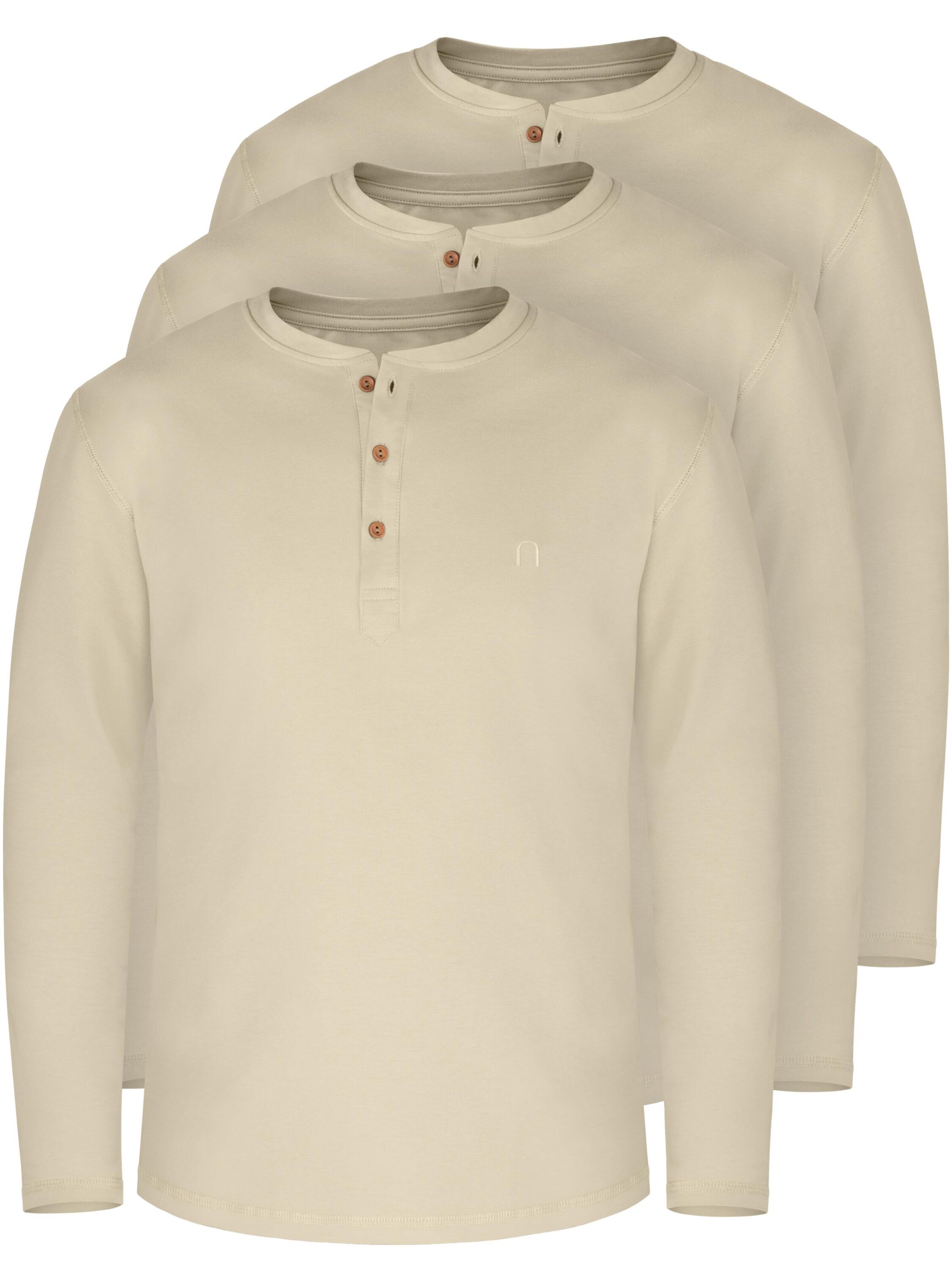 normani Shirt 'Neuville' in Beige: voorkant