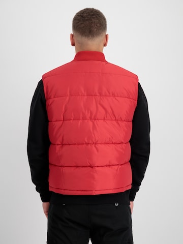 ALPHA INDUSTRIES Bodywarmer in Rood