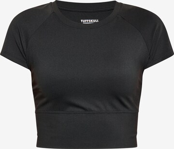 TUFFSKULL Top in Schwarz: predná strana