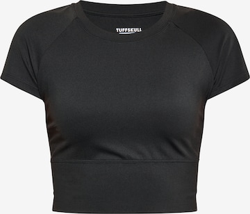 TUFFSKULL Top in Black: front