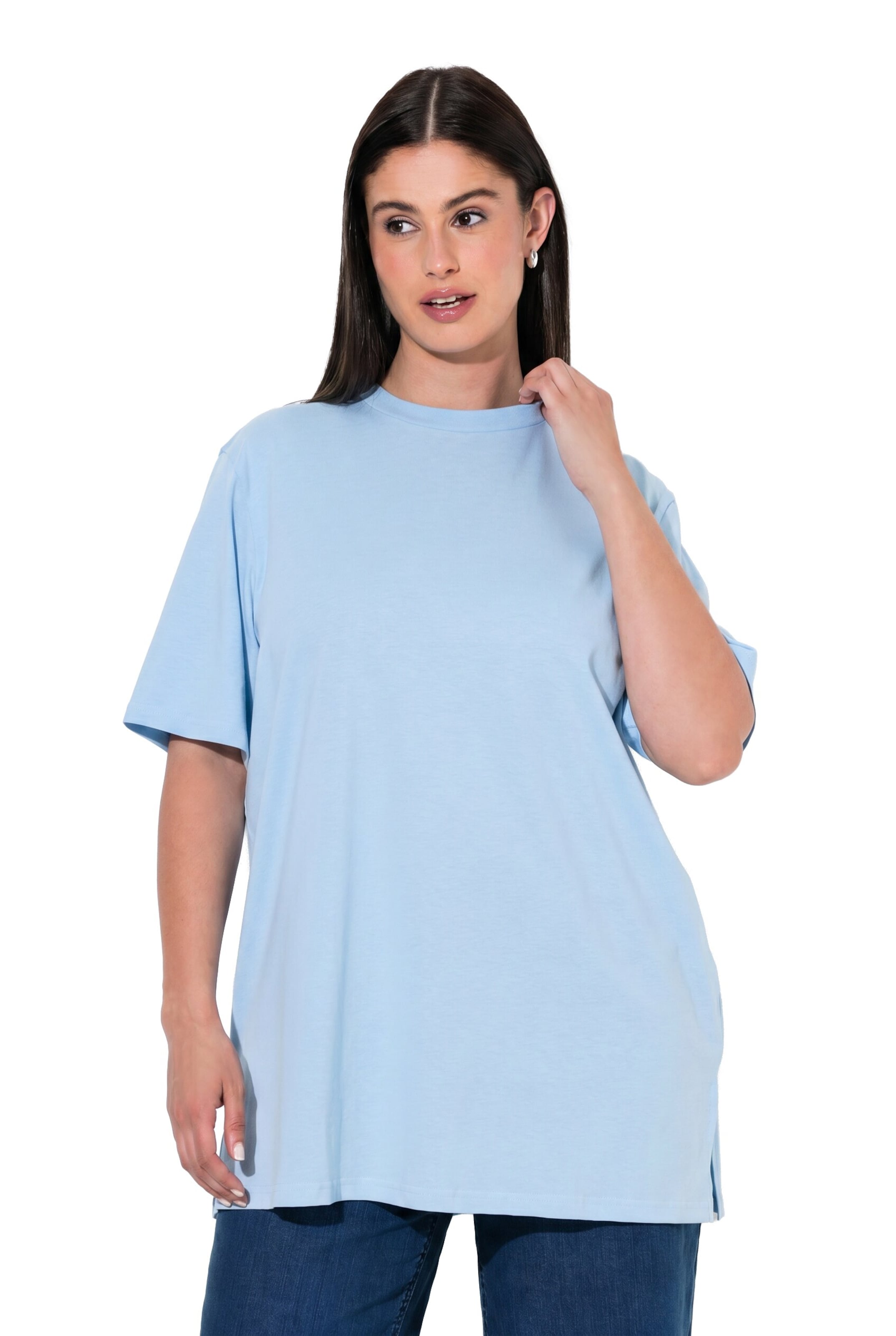Ulla Popken Shirt in Blau: Vorderseite