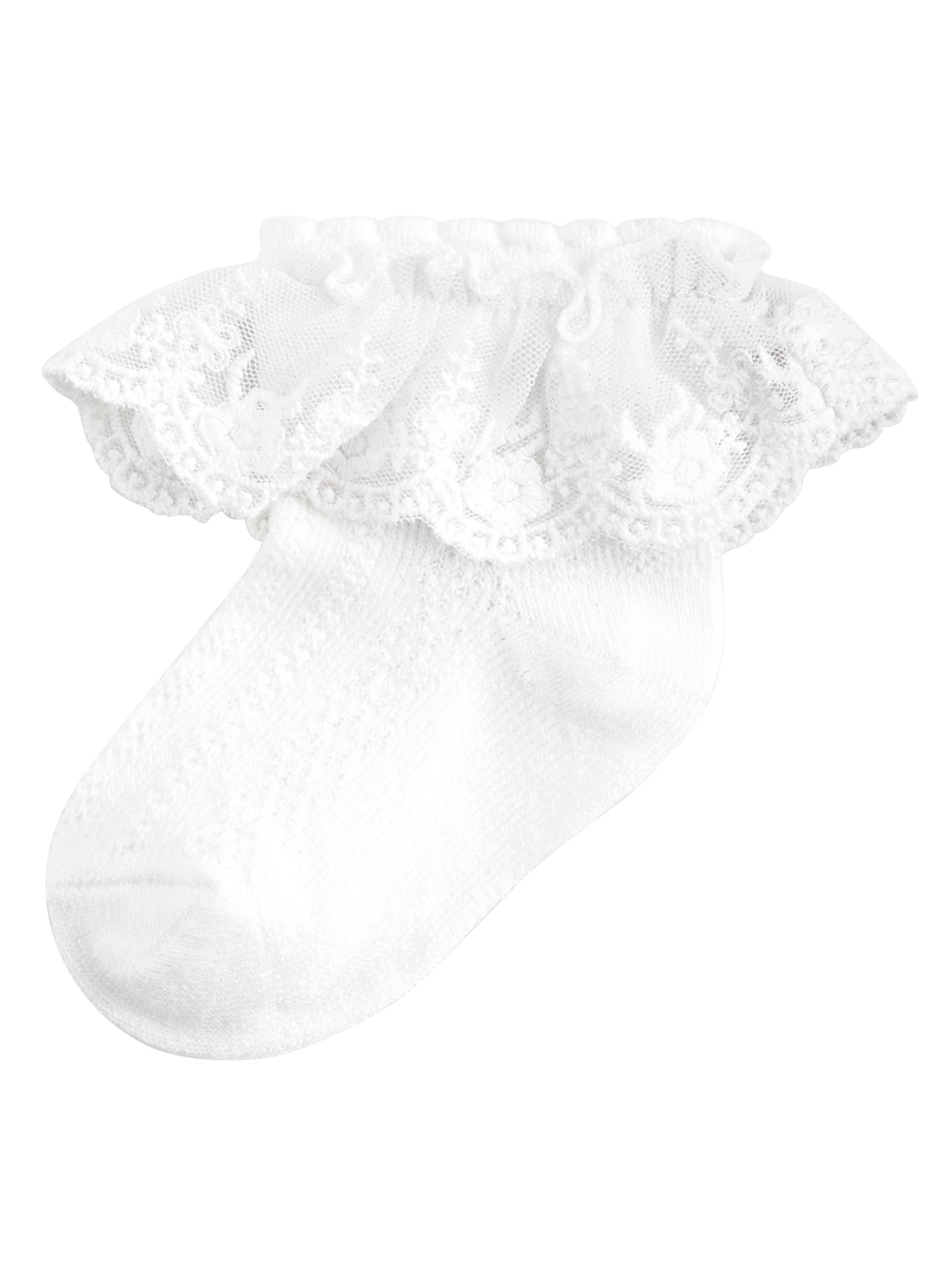 Chaussettes Next en blanc : devant