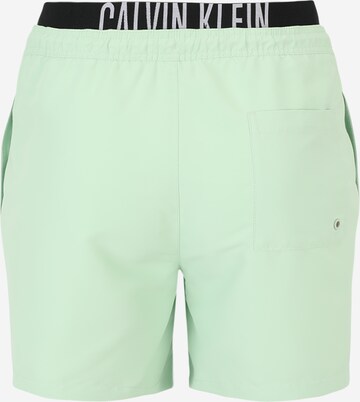 Calvin Klein Swimwear Kratke kopalne hlače 'Intense Power' | zelena barva
