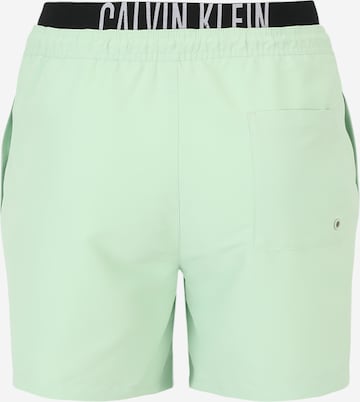 Shorts de bain 'Intense Power' Calvin Klein Swimwear en vert