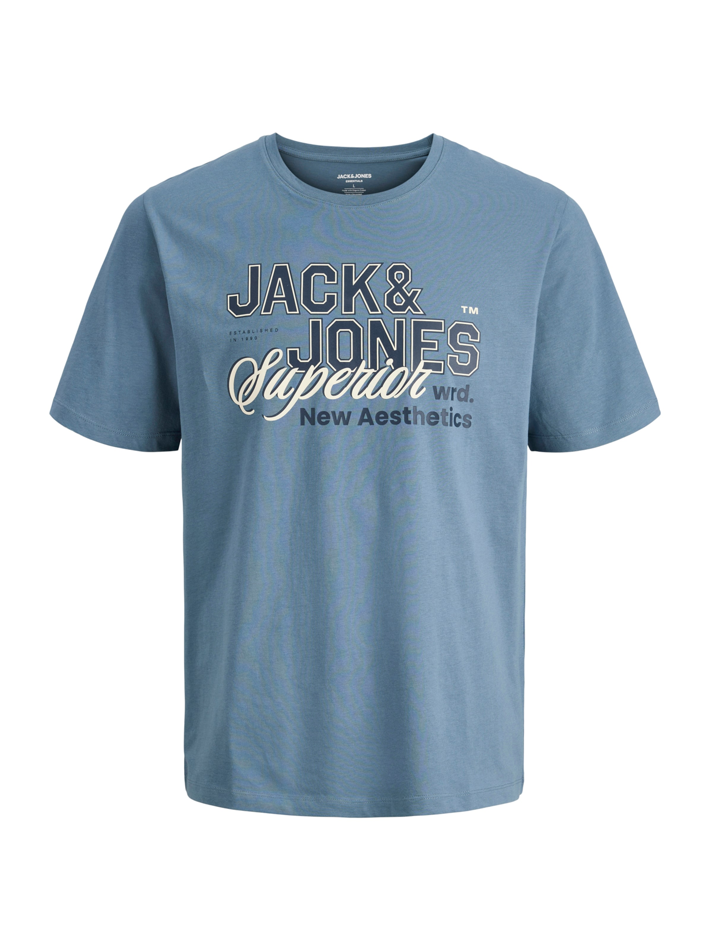 JACK & JONES - Camiseta en azul: frente