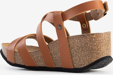 Bayton Sandal 'Dora' in Brown