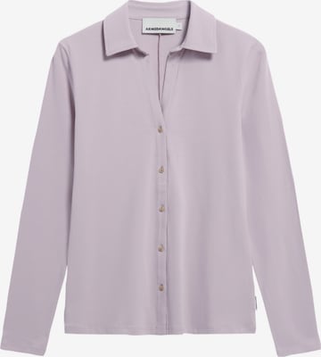 Chemisier 'Nalaannia' ARMEDANGELS en violet : devant