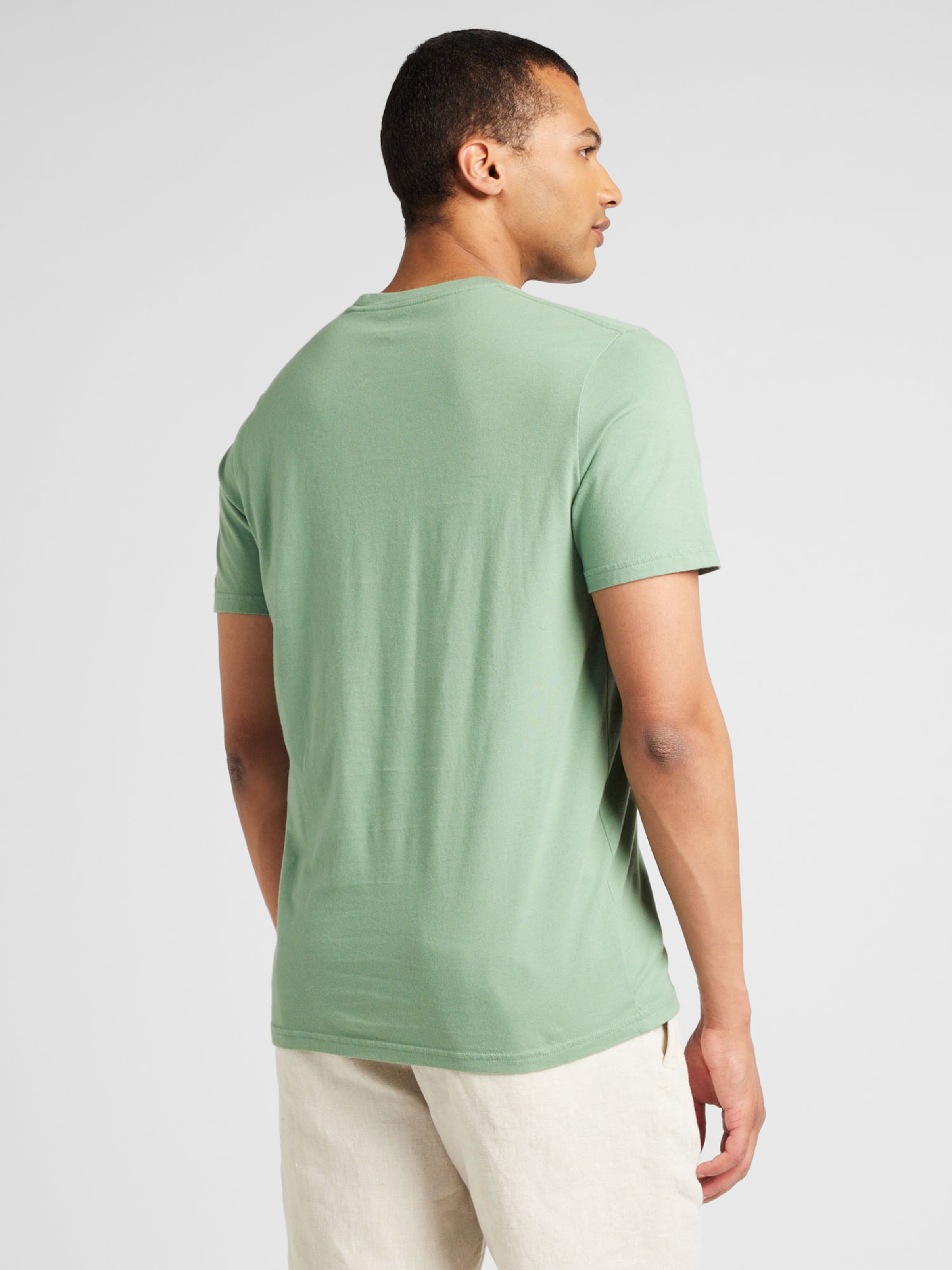 HOLLISTER Camiseta en Verde Pastel ABOUT YOU