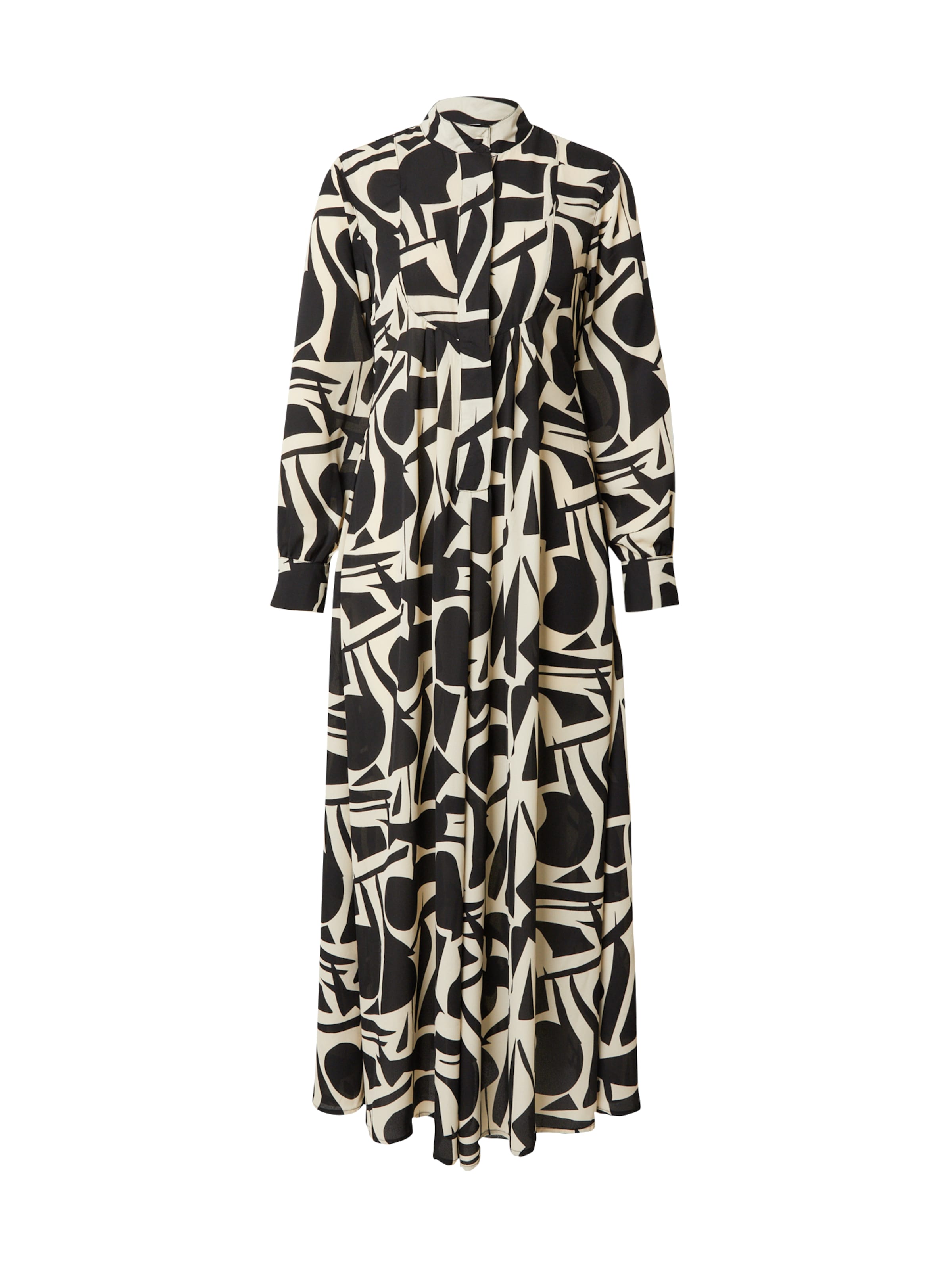 ONLY - Vestido camisero en negro: frente