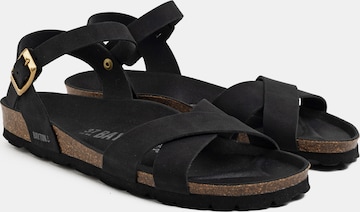 Bayton Strap Sandals in Black