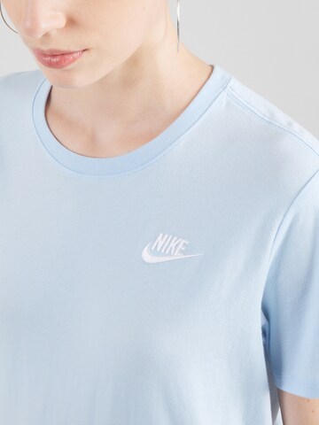 mėlyna Nike Sportswear Marškinėliai 'Club Essential'