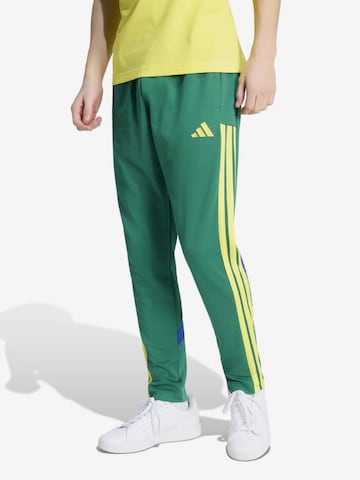 žalia ADIDAS SPORTSWEAR Standartinis Sportinės kelnės 'TIRO': priekis
