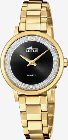 Lotus Uhr in Gold: predná strana