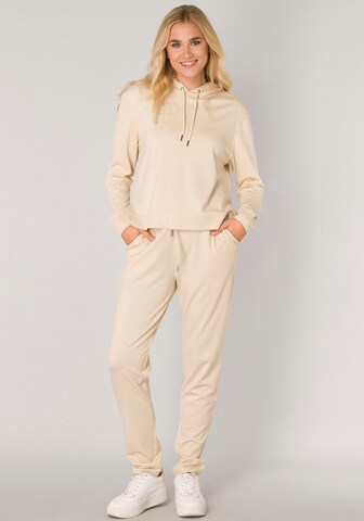 BASE LEVEL Regular Pajama Pants in Beige