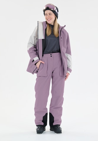 SLOPE Regular Outdoor trousers in Purple