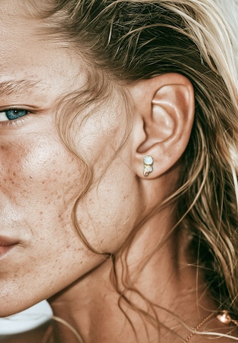 Boucles d'oreilles Haze&Glory en or : devant