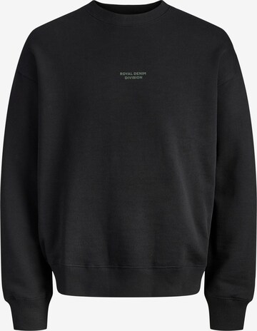 Sweat-shirt R.D.D. ROYAL DENIM DIVISION en noir : devant