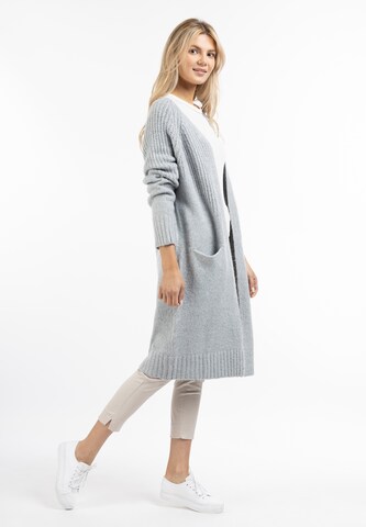 usha WHITE LABEL Knit cardigan in Grey